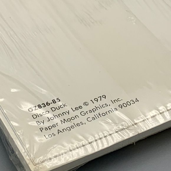 Vtg Sealed Paper Moon Graphics Disco Duck Johnny Lee 1979 12 Cards 12 Enevolpes - Picture 4 of 10